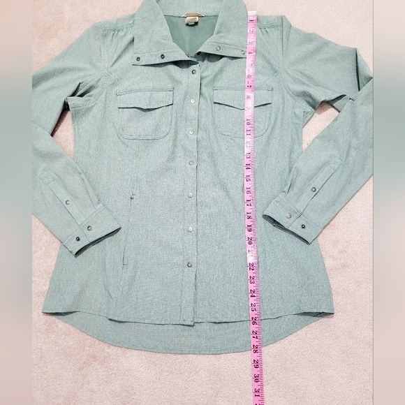 Duluth Trading SPF Women’s Sol Survivor Sun Protection Shirt Green Size Medium - Picture 7 of 11